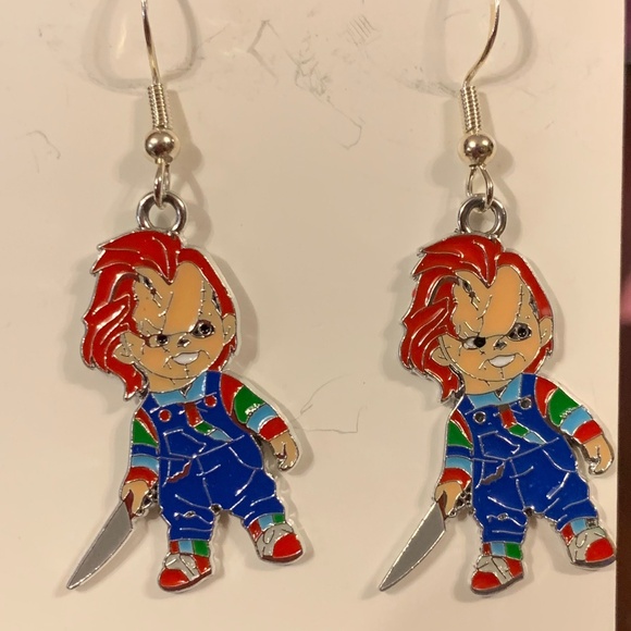 Jewelry - New Handmade “Chucky” Dangle Earrings